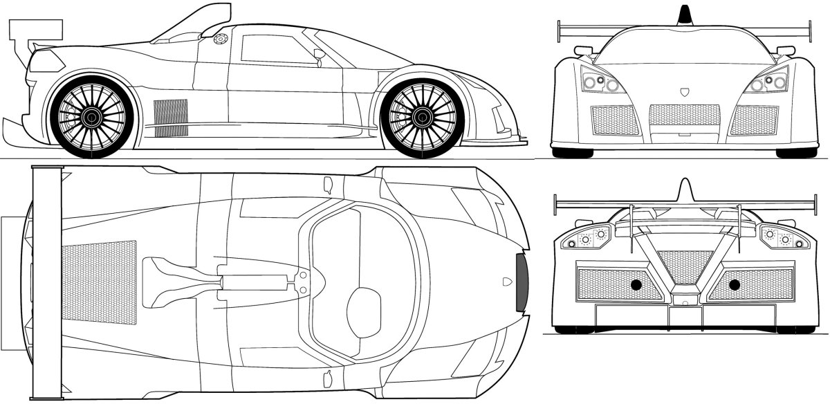 Хонда с 2000 чертеж
