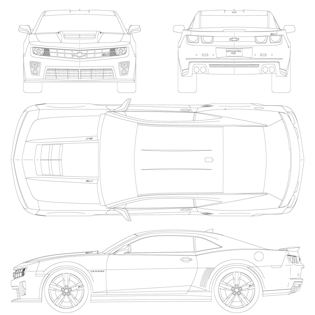 Chevrolet Camaro Blueprint