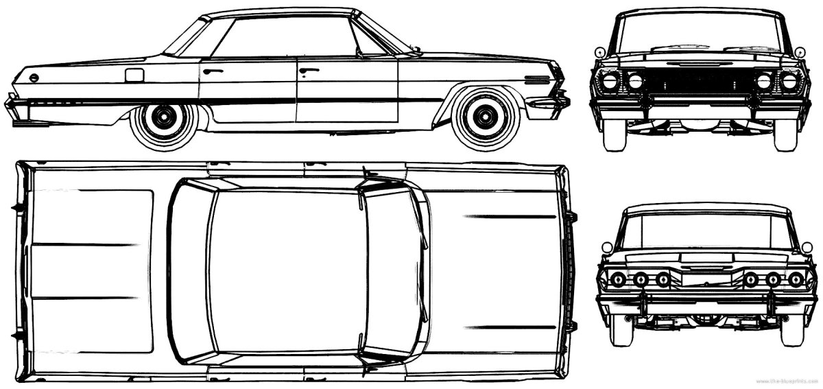 Chevrolet Impala 1967 Blueprint