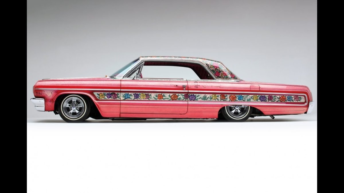 Шевроле Импала 64 лоурайдер бокам