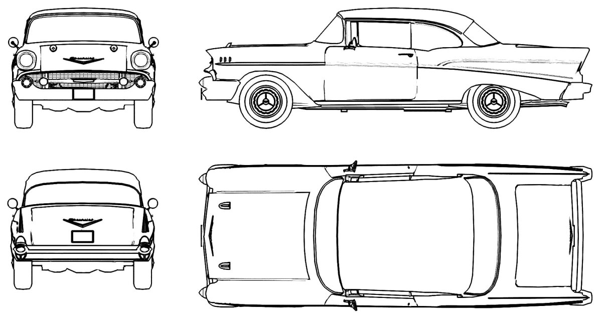 Chevrolet Bel Air Coupe 1957
