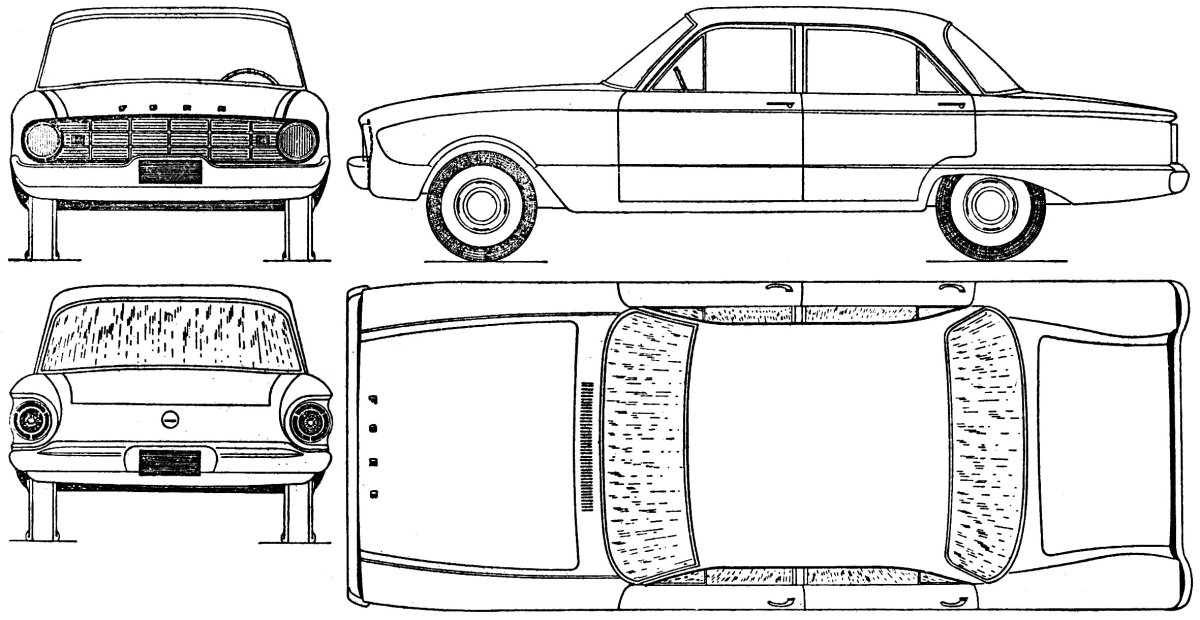 Ford Falcon Blueprint