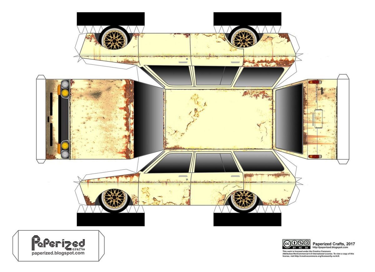 Развёртка машины ваз2131