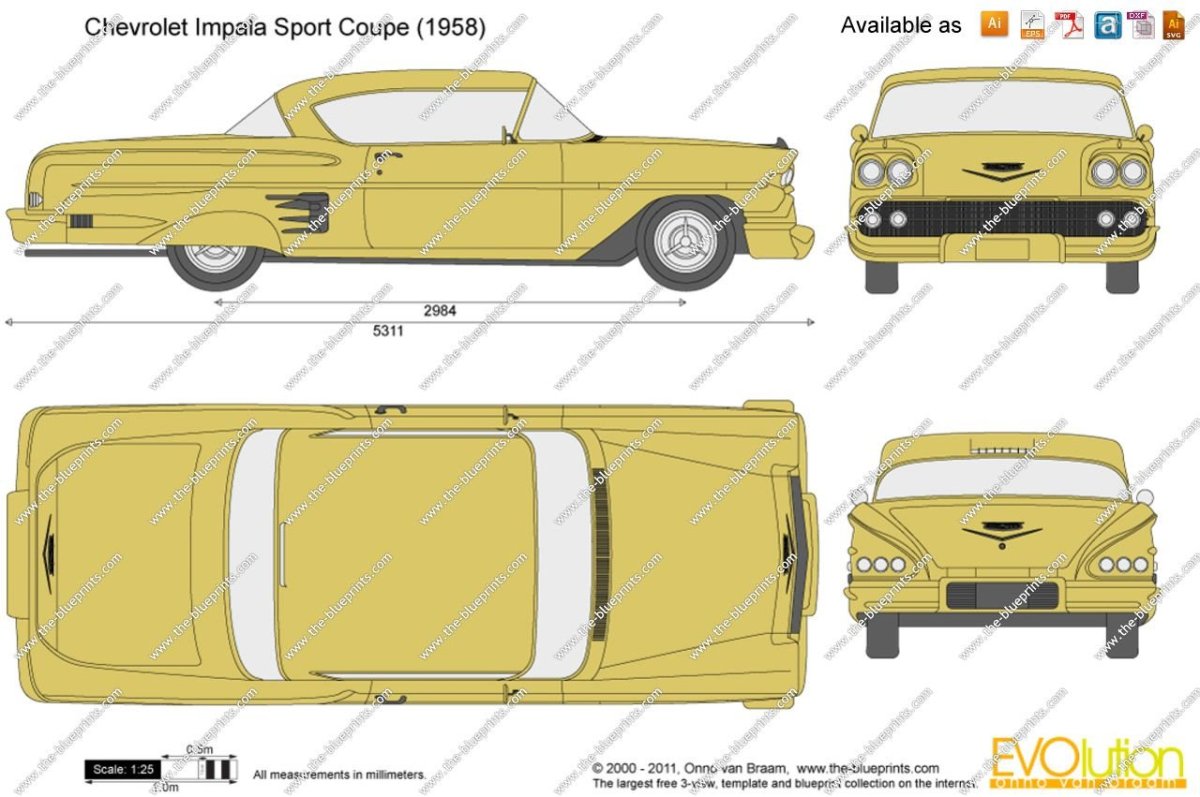 Chevrolet Impala Blueprint