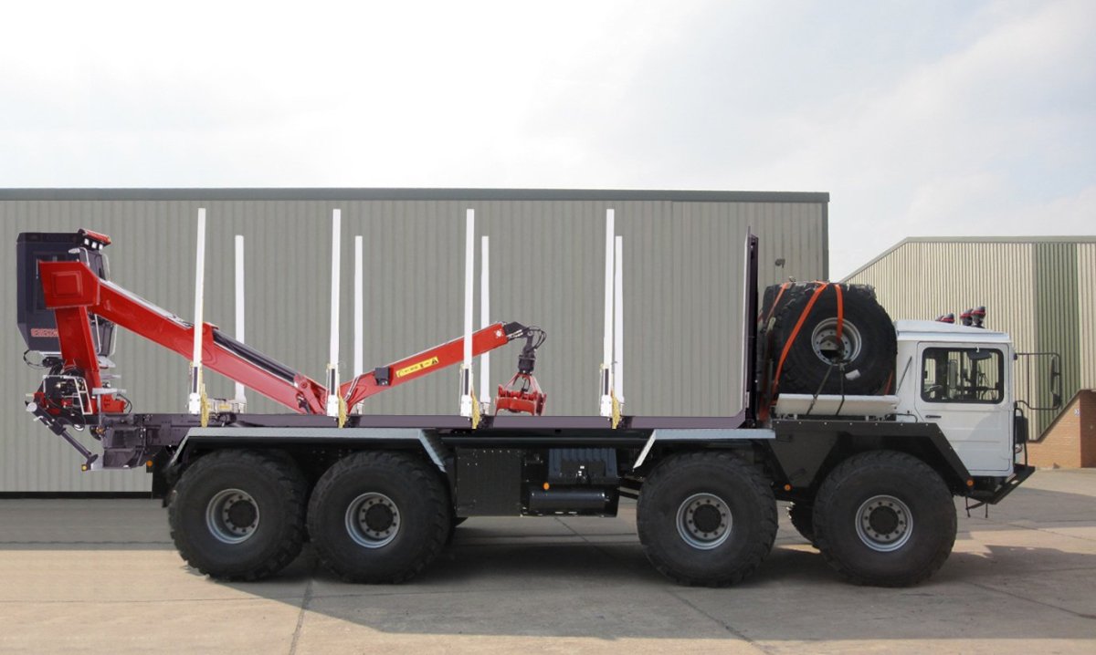 МАЗ сортиментовоз 8x8