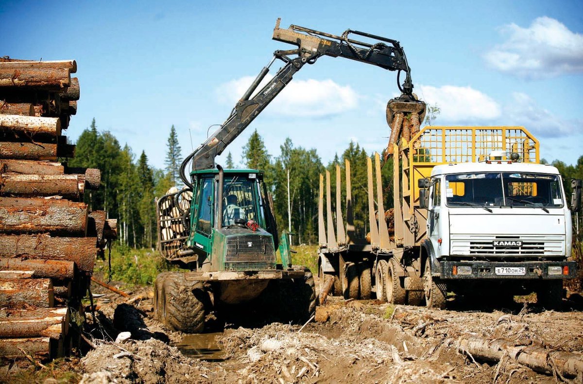 Лесозаготовительный комплекс КАМАЗ