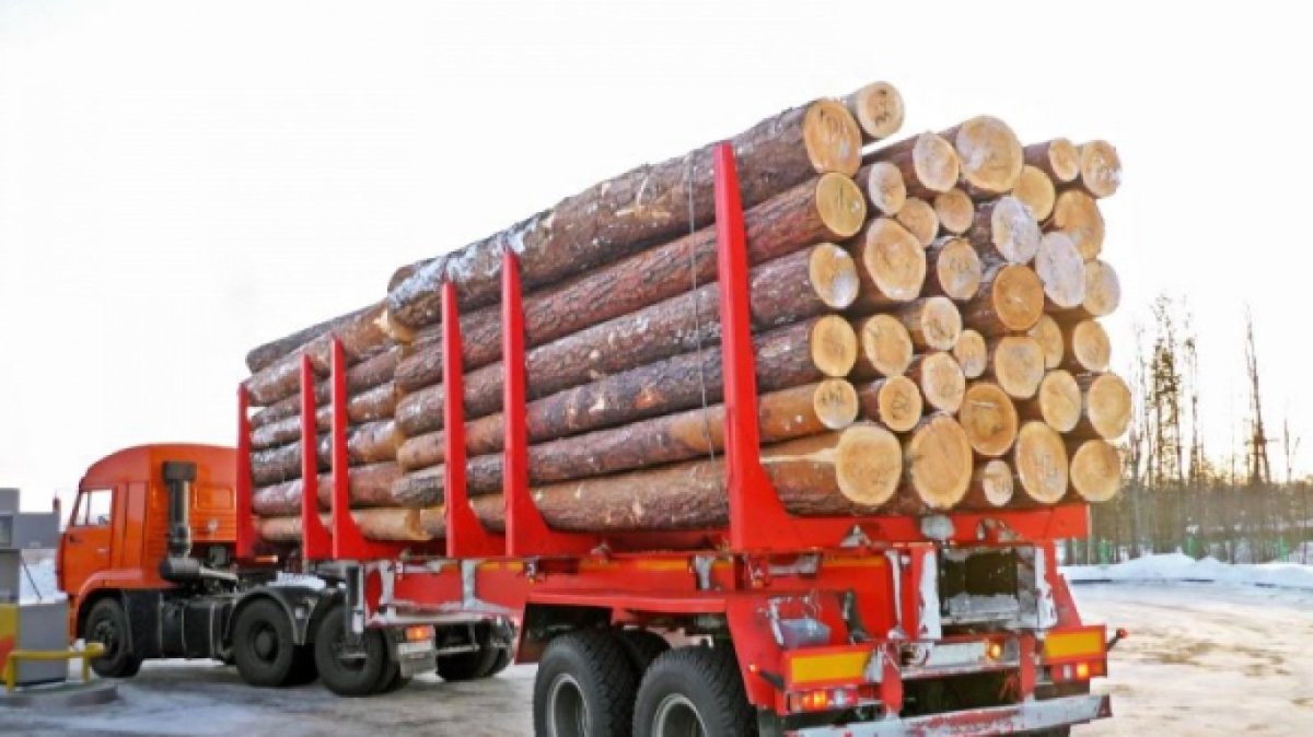 КАМАЗ лесовоз 12 метров