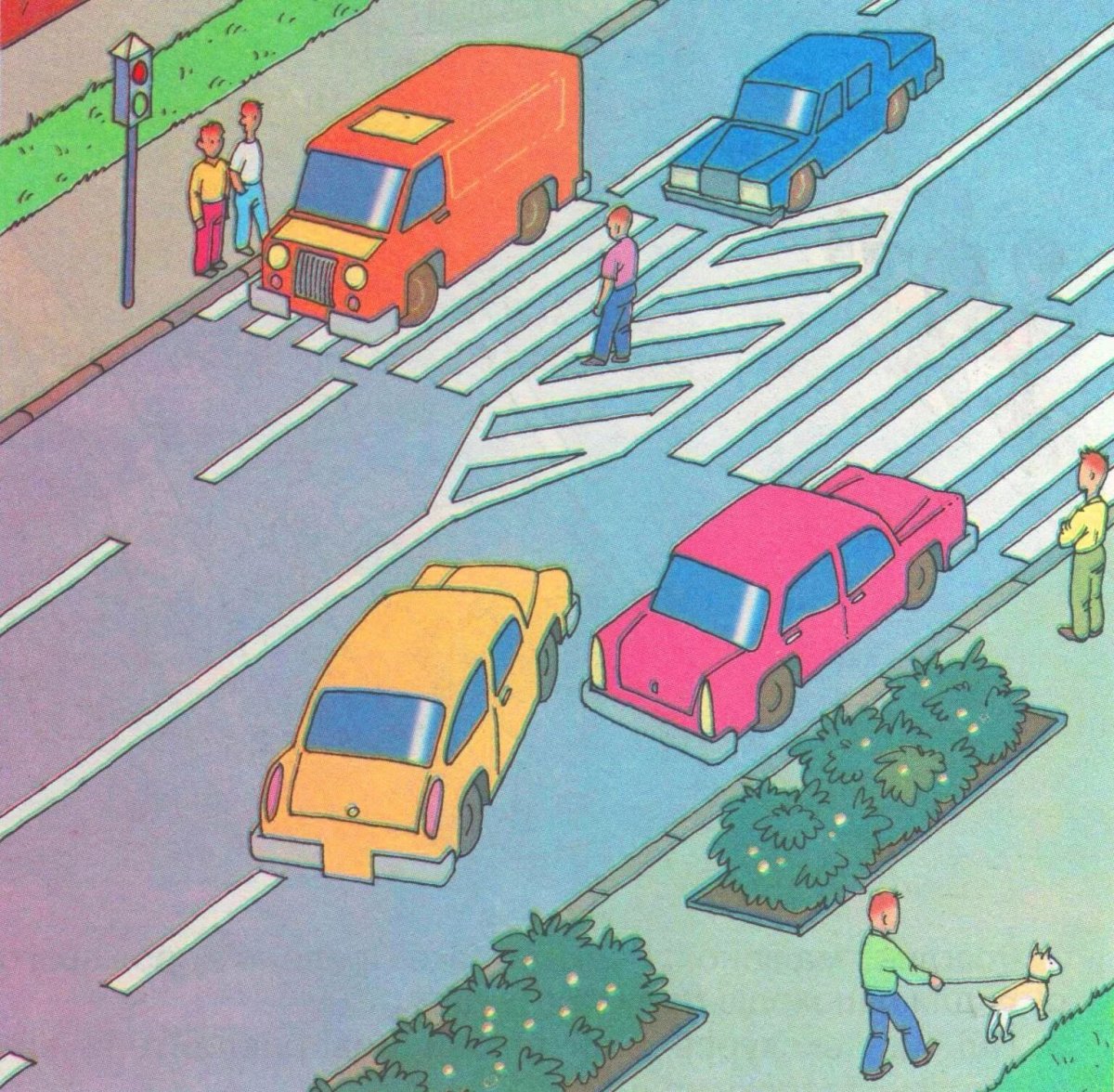 Островок безопасности на проезжей части