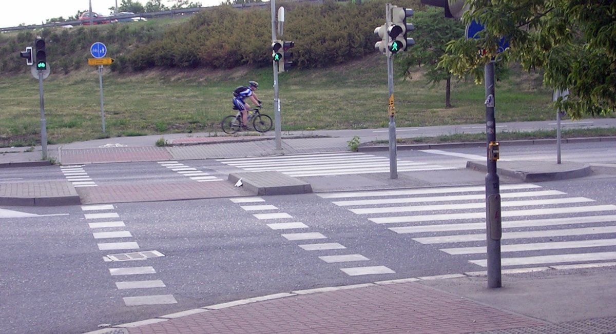 Велодорожка на проезжей части