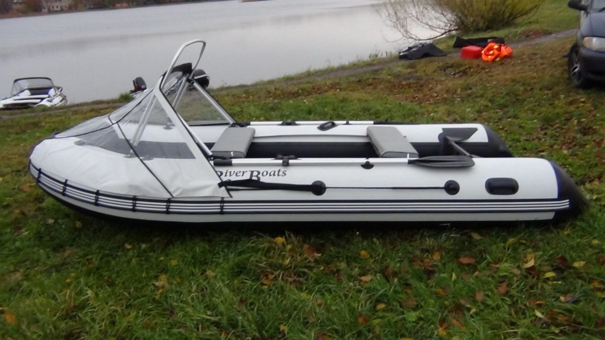 Носовой тент на лодку ПВХ Ривер Боатс 370