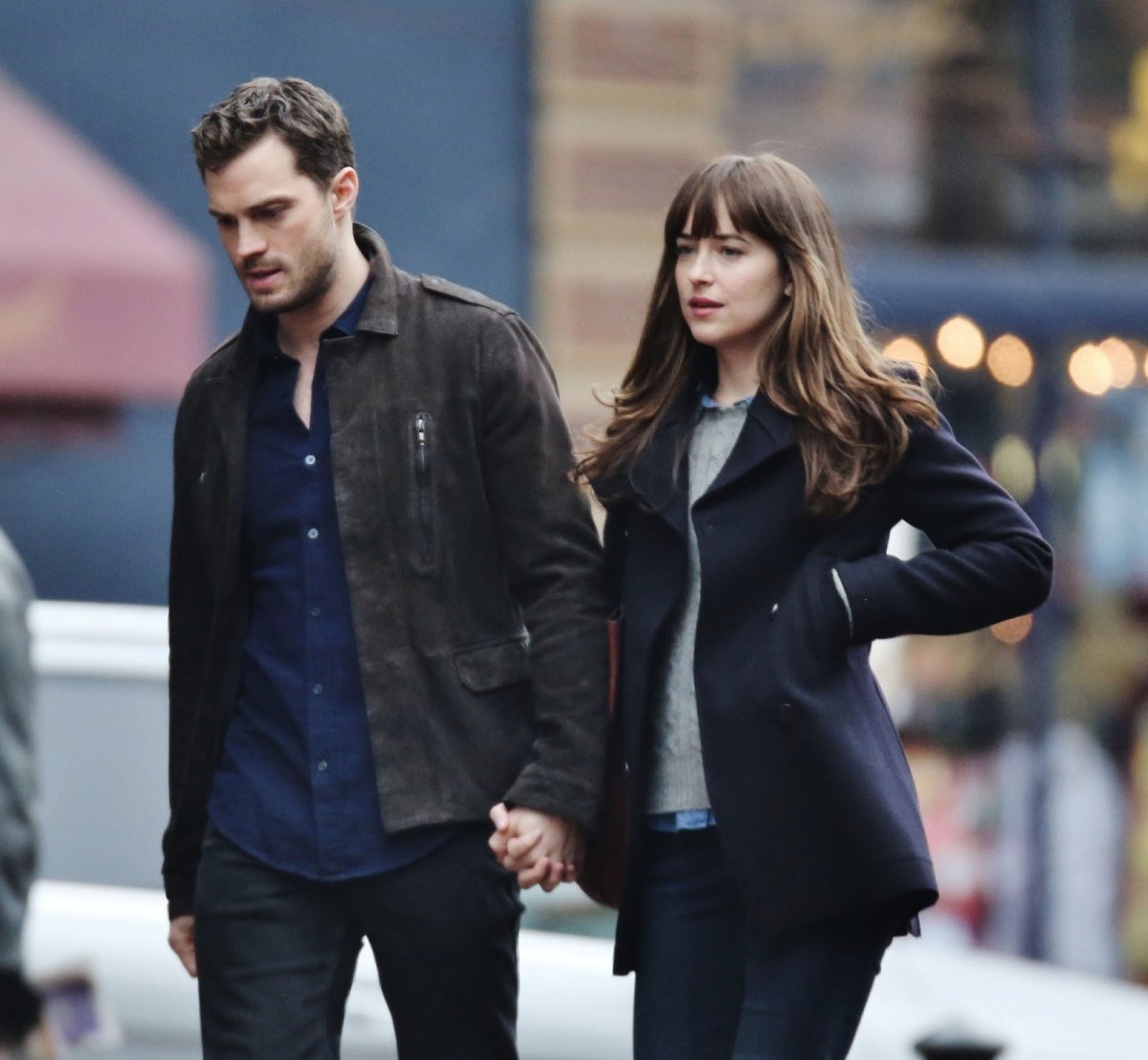 Дакота Джонсон и Кристиан грей