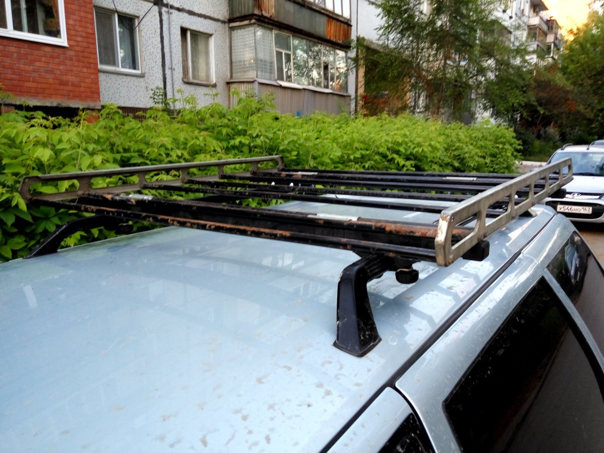 Багажник на рейлинги ВАЗ 2111