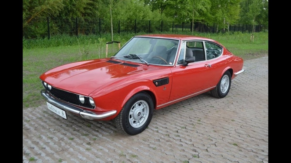 Фиат Дино купе красный