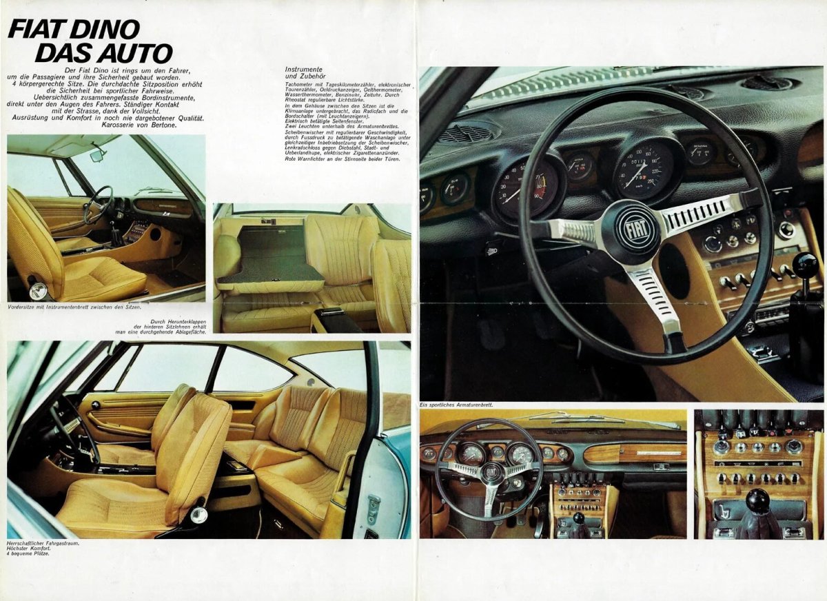 Fiat Dino салон