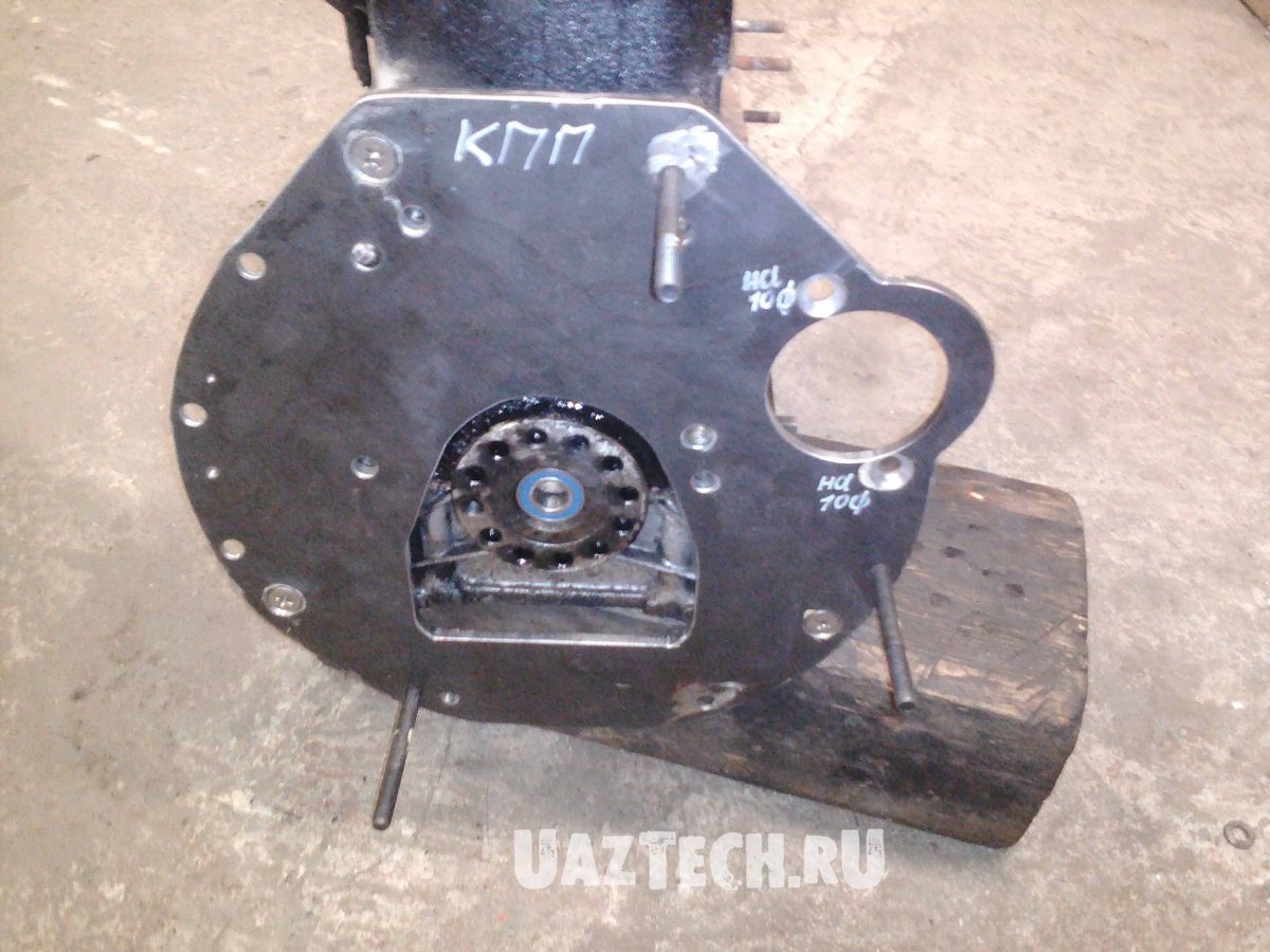 Переходная плита на УАЗ под дизельный мотор