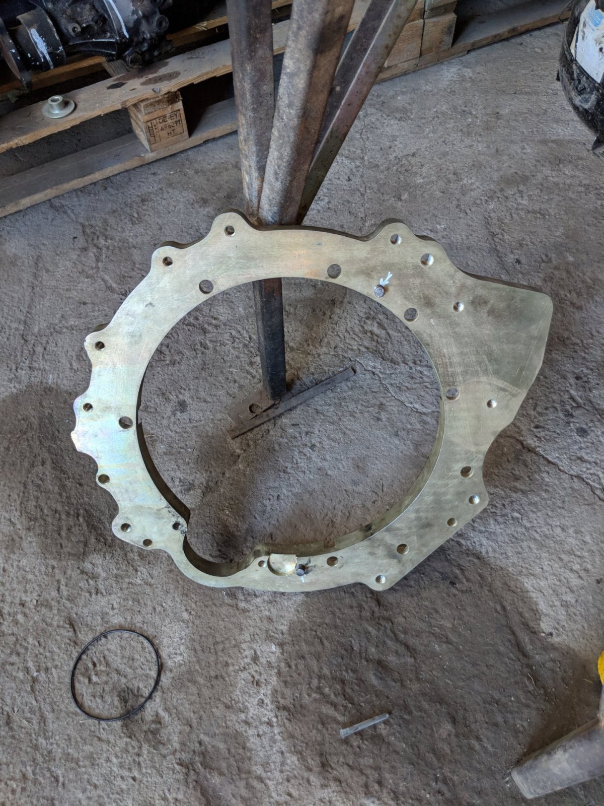 Переходная плита ЗМЗ 406 на АКПП