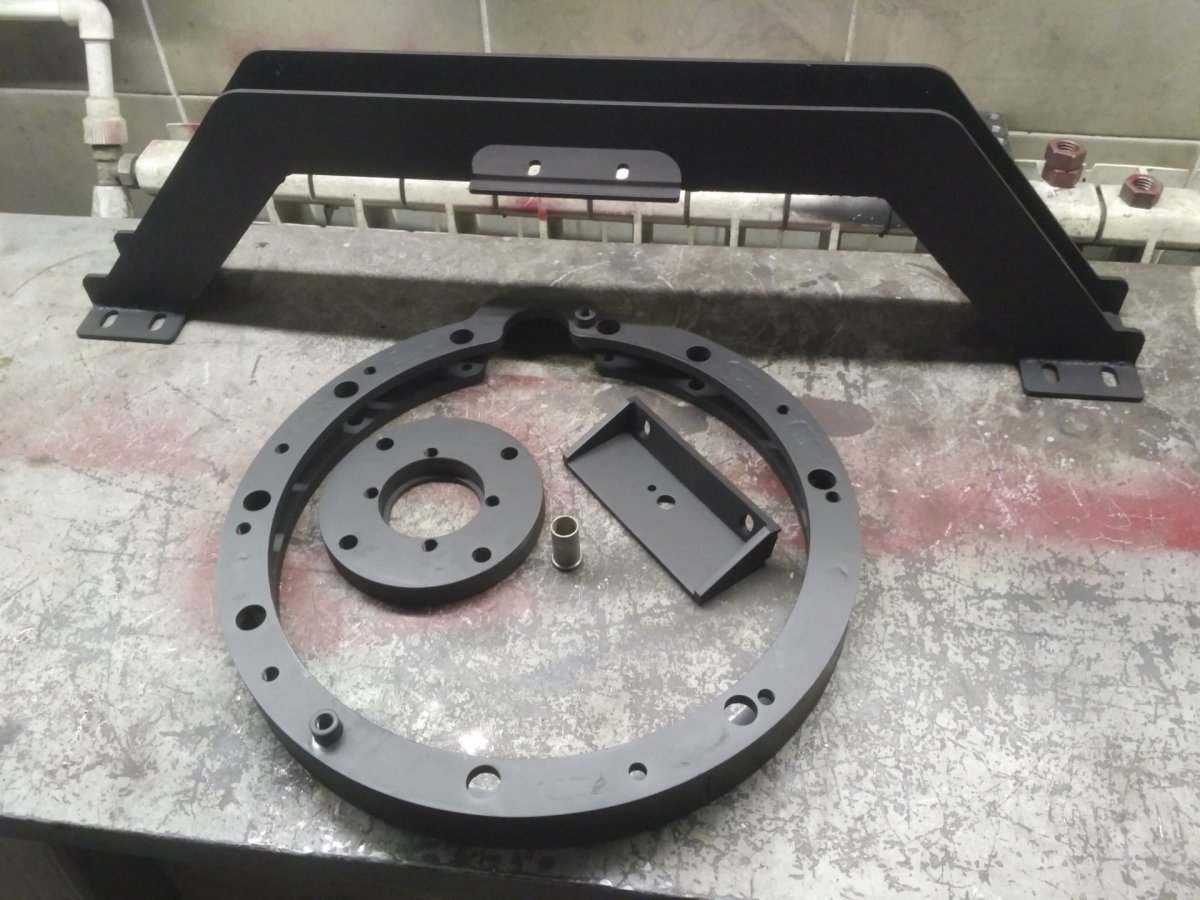 Переходная плита КПП Iveco на Газель