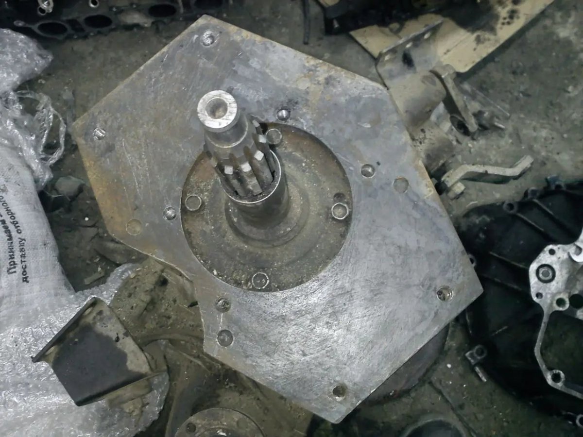 Переходная плита ГАЗ 53 на КПП ЗИЛ