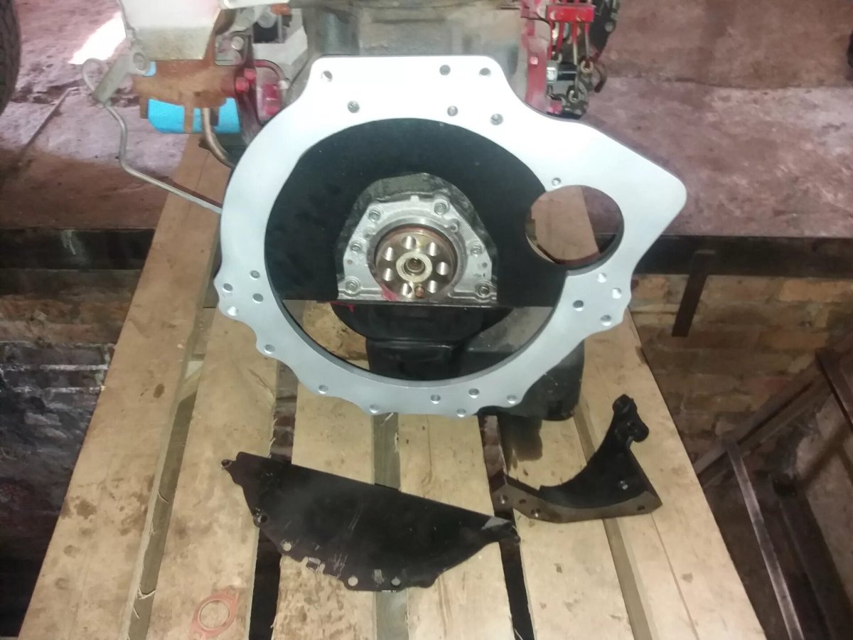 Переходная плита qd32 на Патрол у61 rd28ti