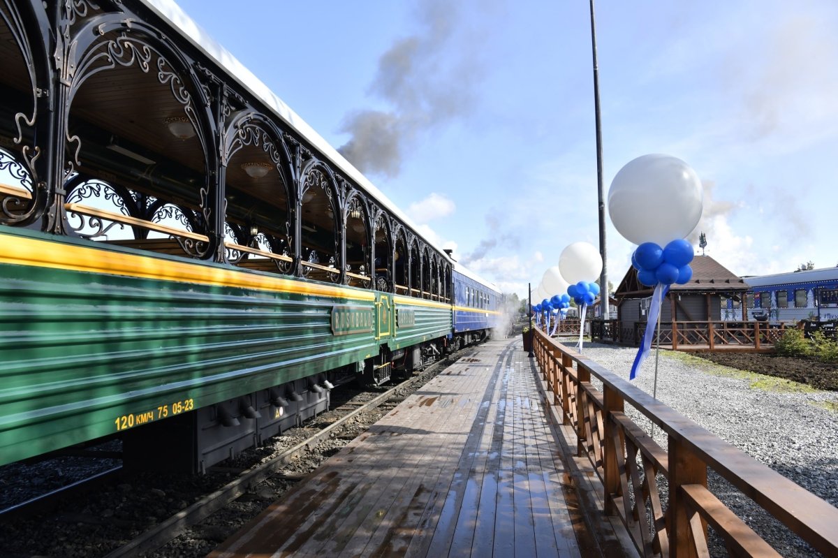 Ретро поезд