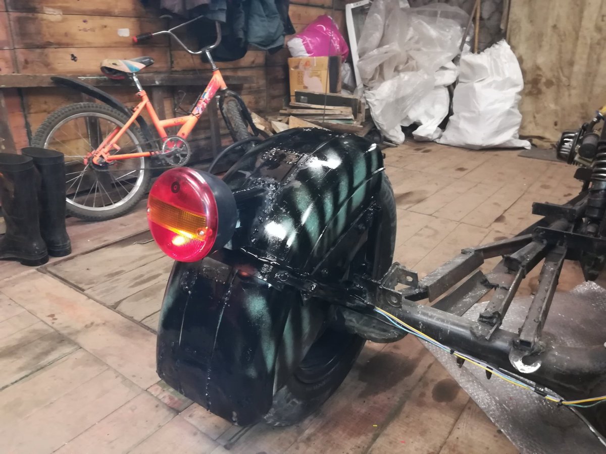 Крылья на трайк