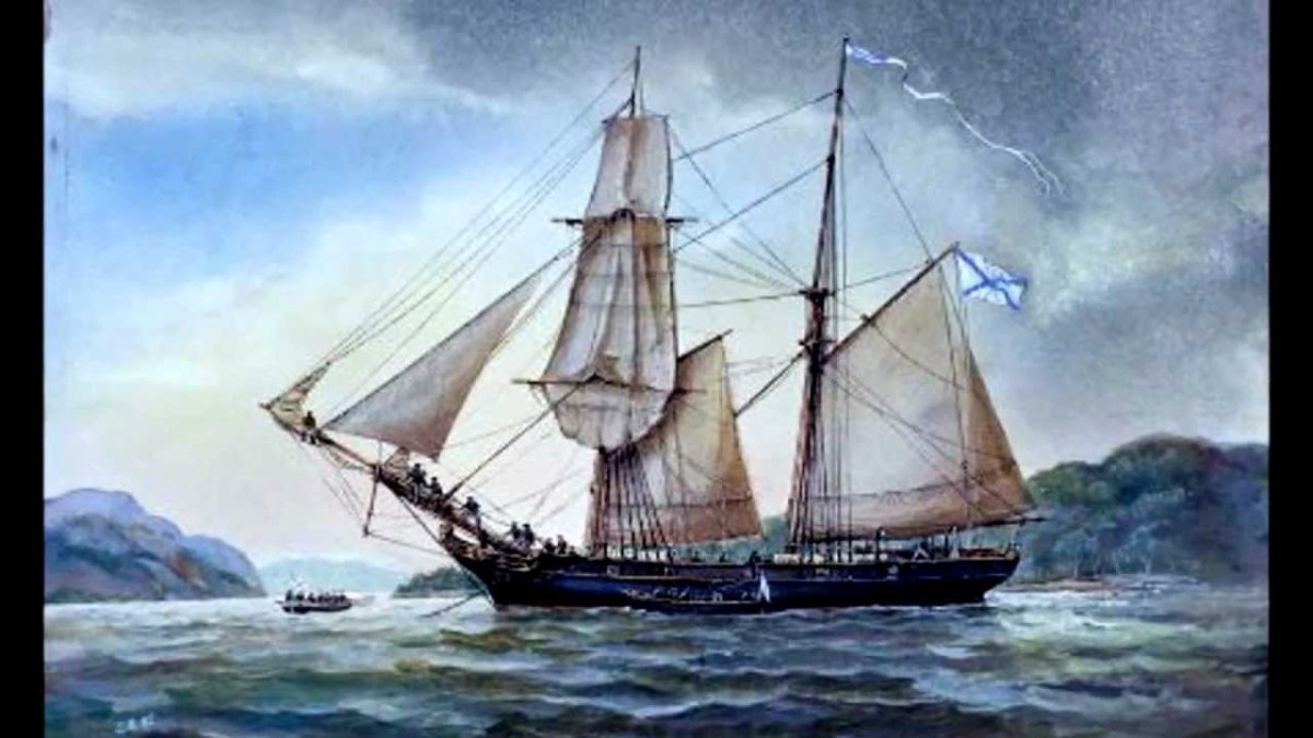 Амурская Экспедиция Невельского корабль