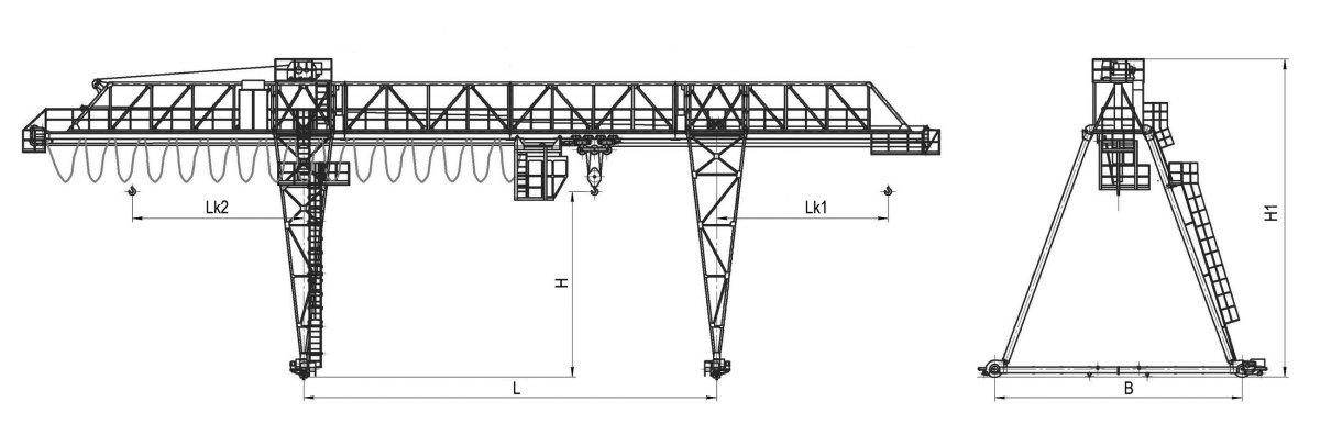 Кран козловой ККС-10