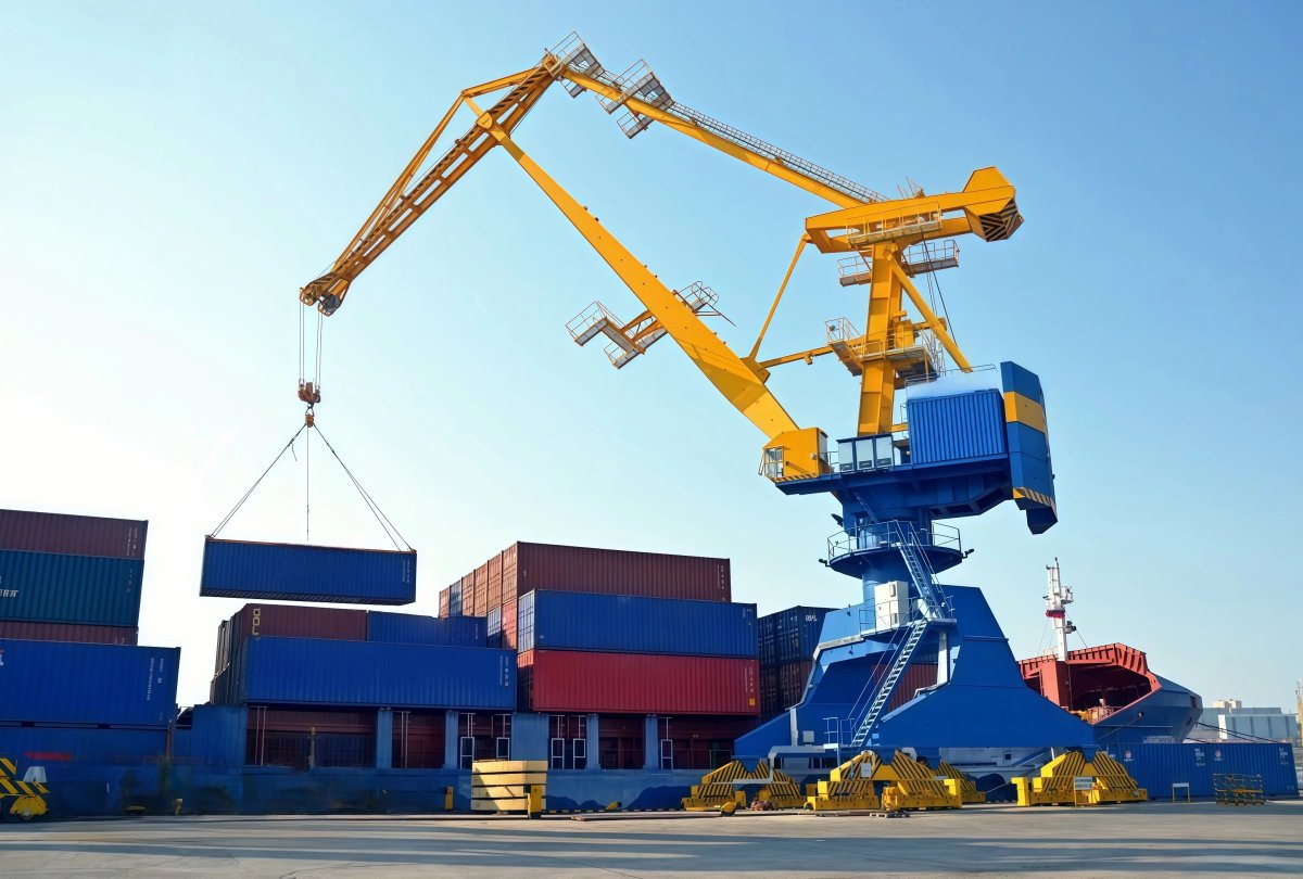 Кран портальный перегрузочный «ЗУБР-1280»