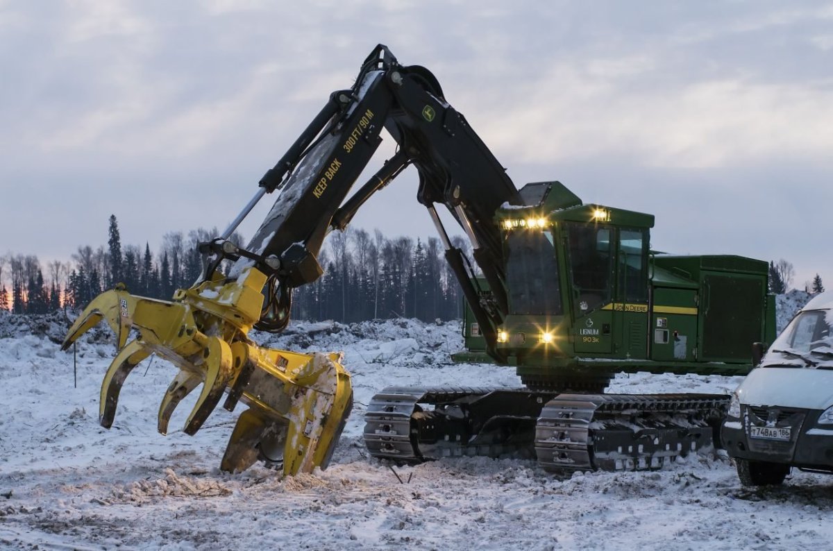 Валочно-пакетирующая машина ЛП-19