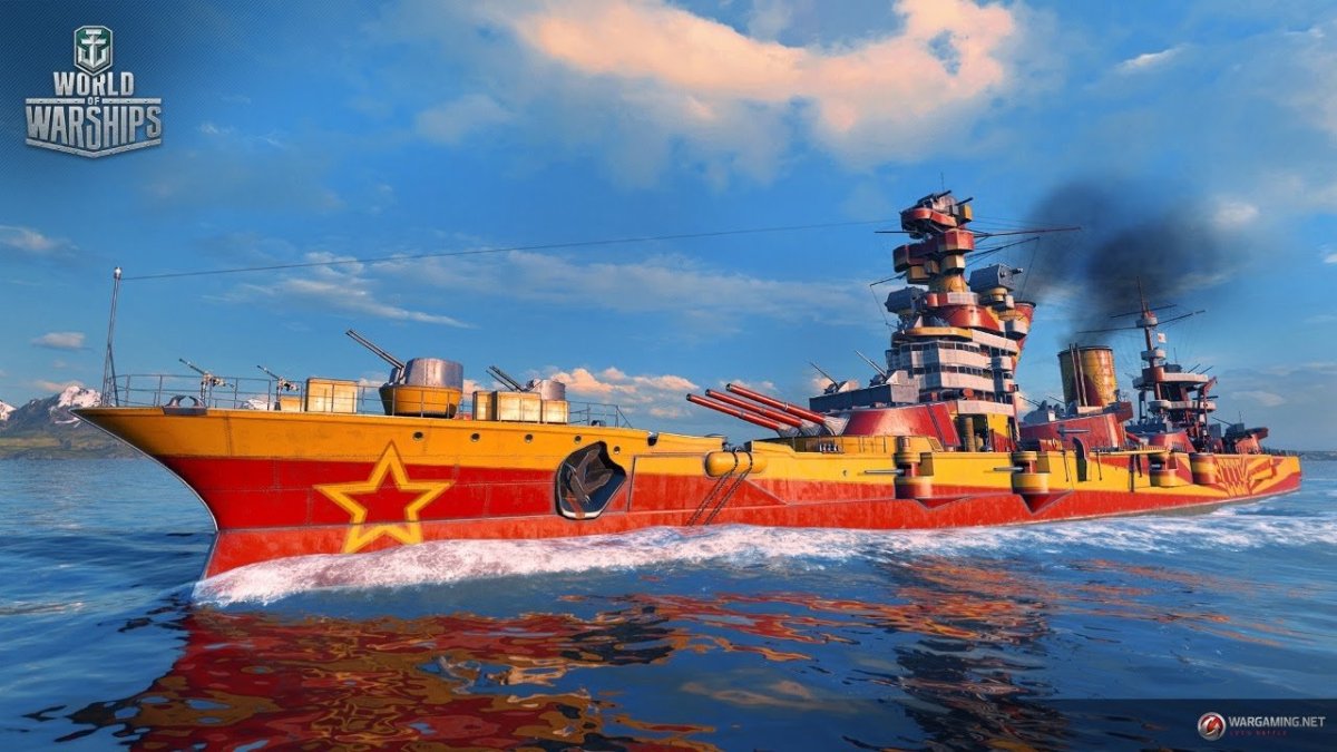 Линкор Октябрьская революция wows