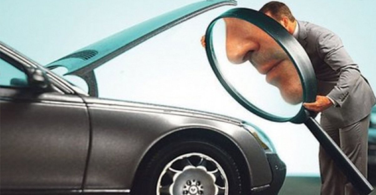 Внешний осмотр автомобиля