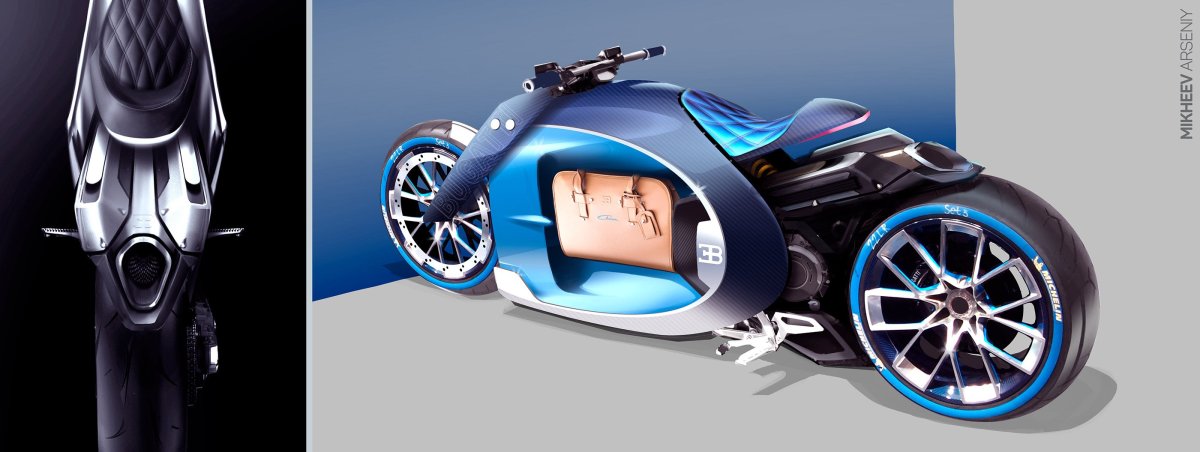 Спортивный мотоцикл Бугатти