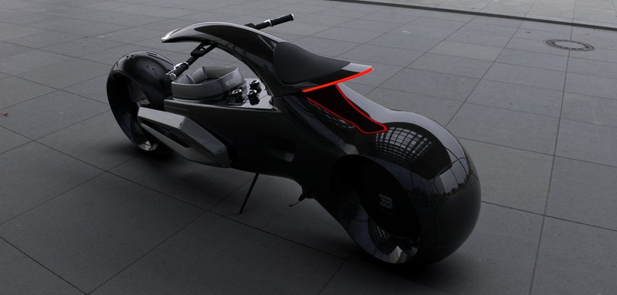 Электромотоцикл Бугатти