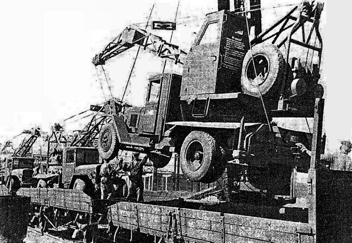 ЗИС-6 автокран Январец