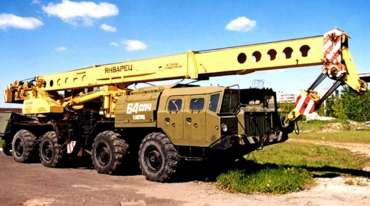 МАЗ 543 автокран