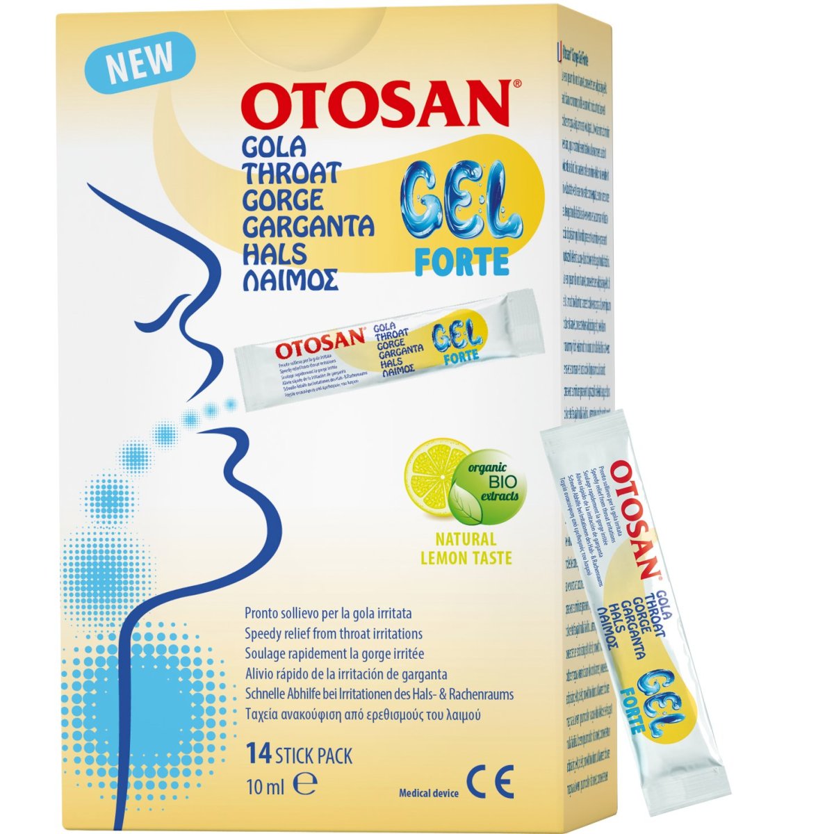 Otosan throat Gel Forte