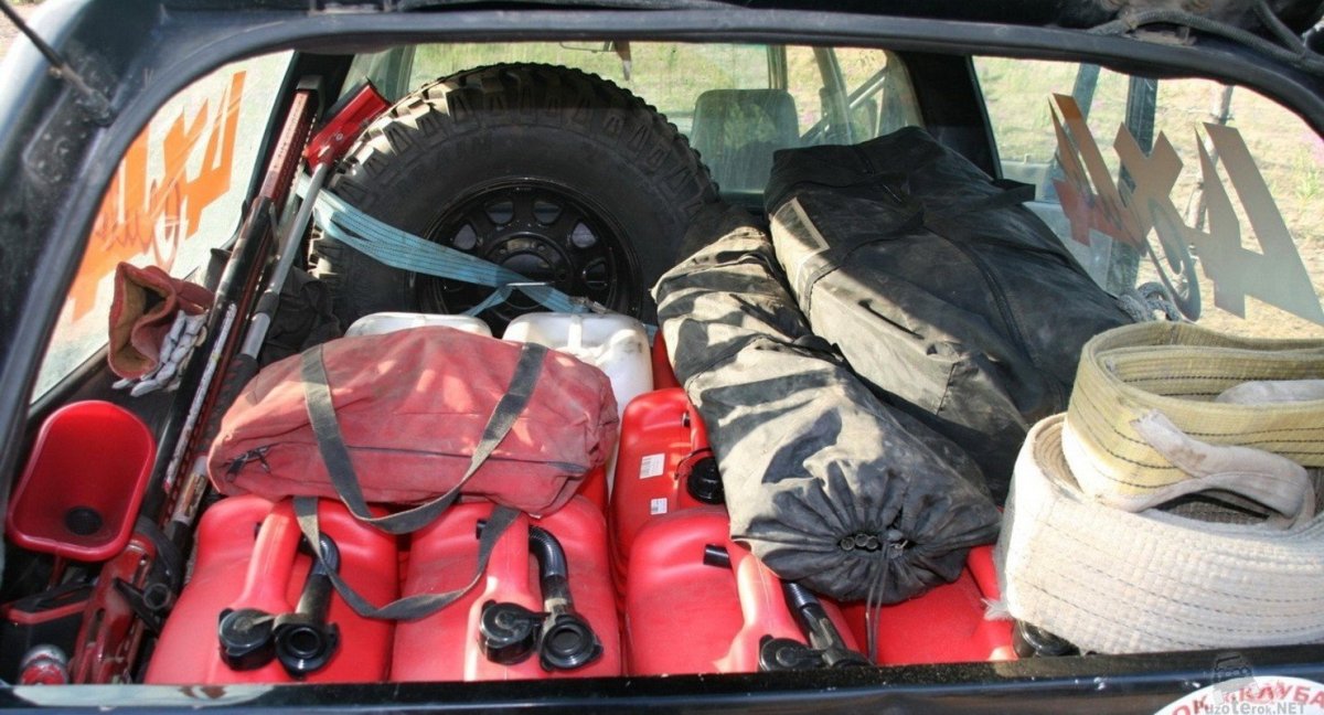 Перевозка двигателя в багажнике универсала