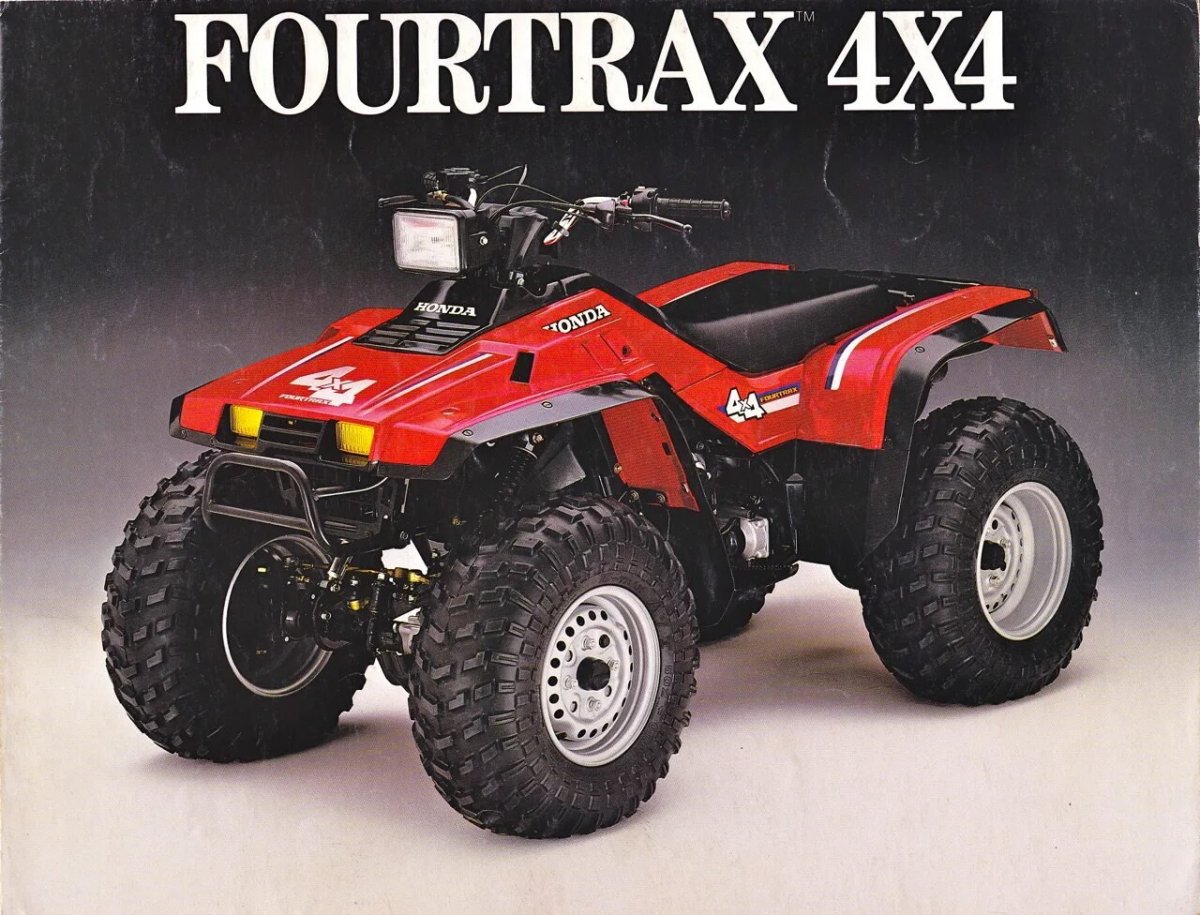 Honda FOURTRAX TRX 350 4x4. 1986