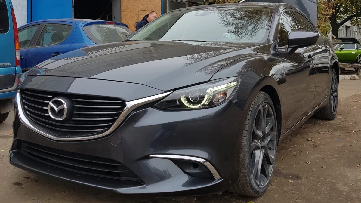 Мазда 6 серая 2021 Machine Gray