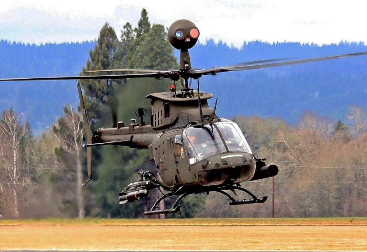 Oh-58d Kiowa Warrior вертолет