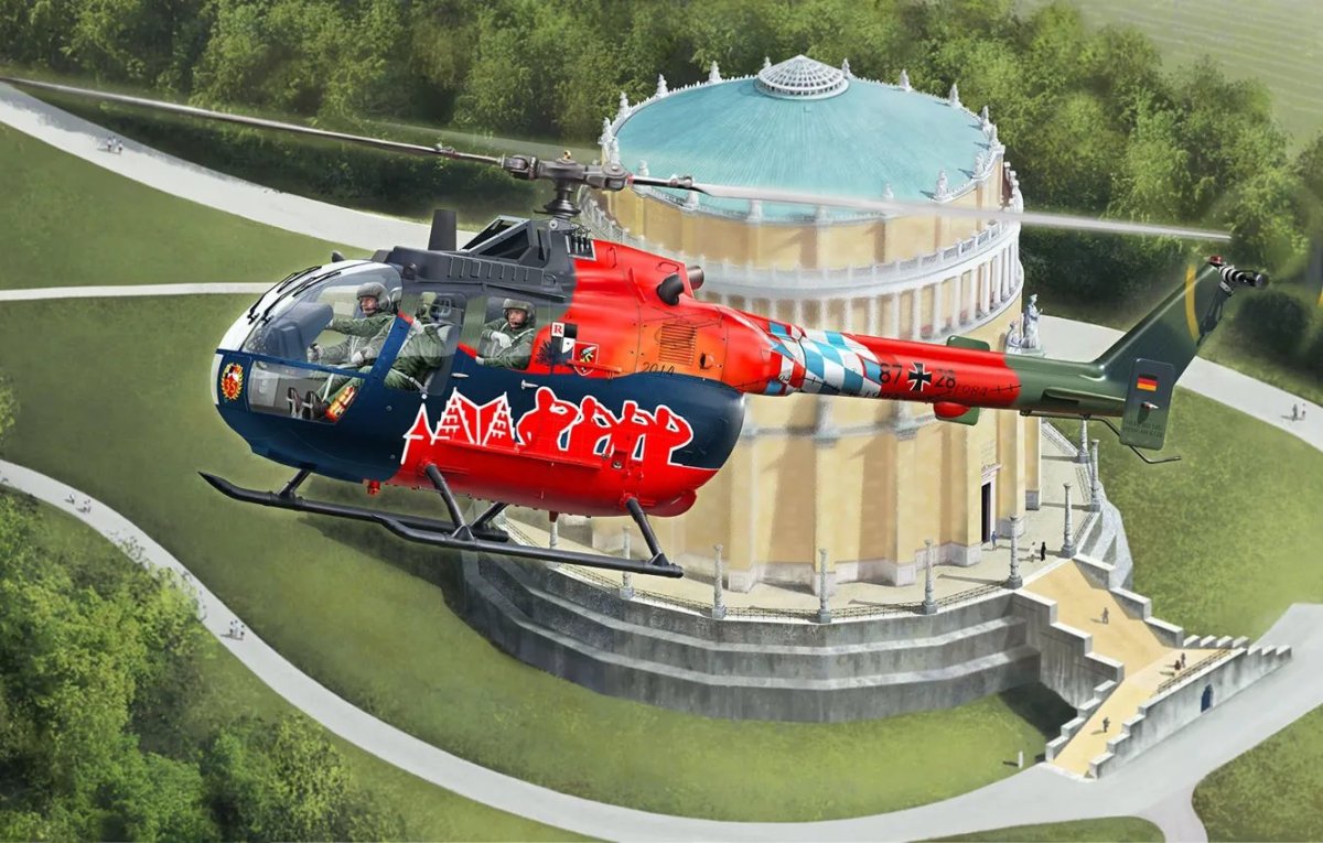 Bo 105 Revell сборка