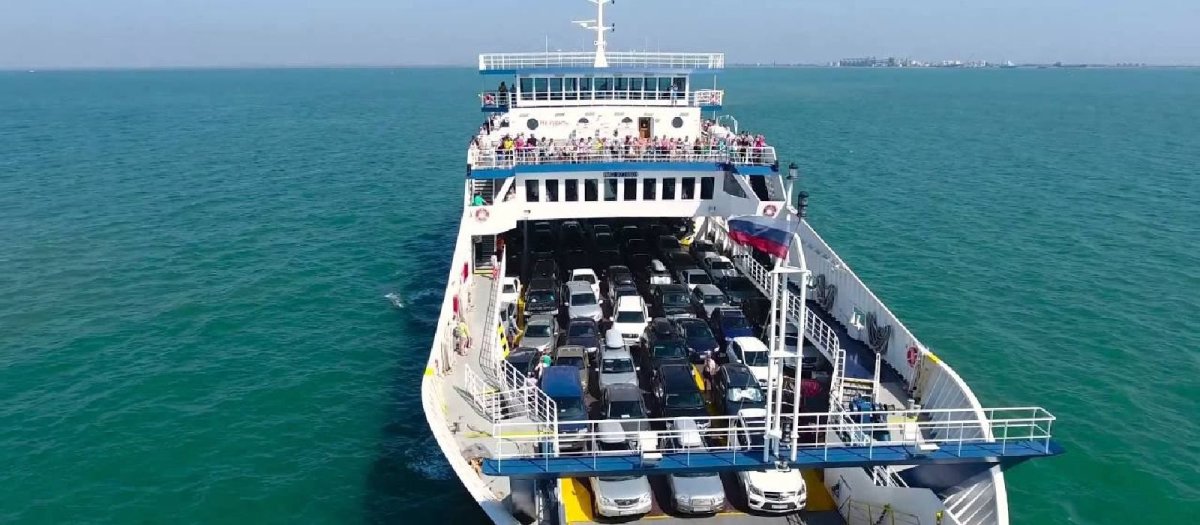 Керченский пролив паромная переправа