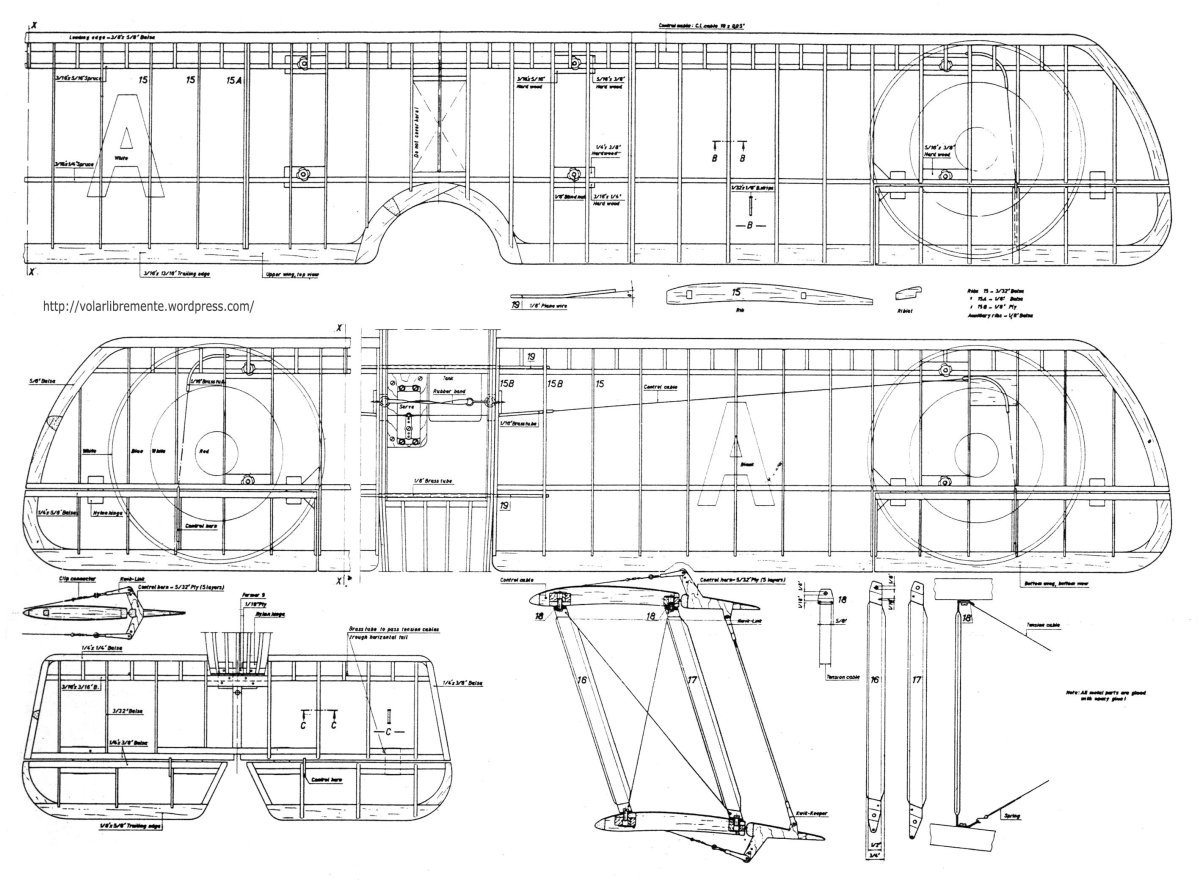 Сопвич кэмел чертежи