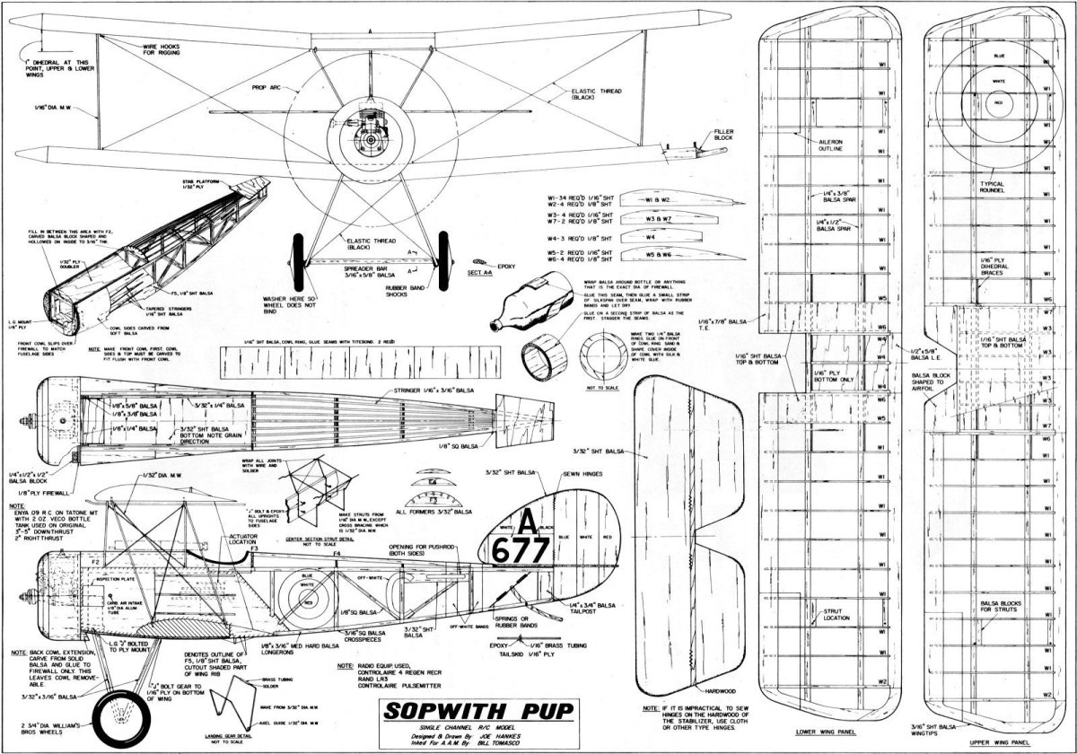 Сопвич кэмел самолёт чертежи