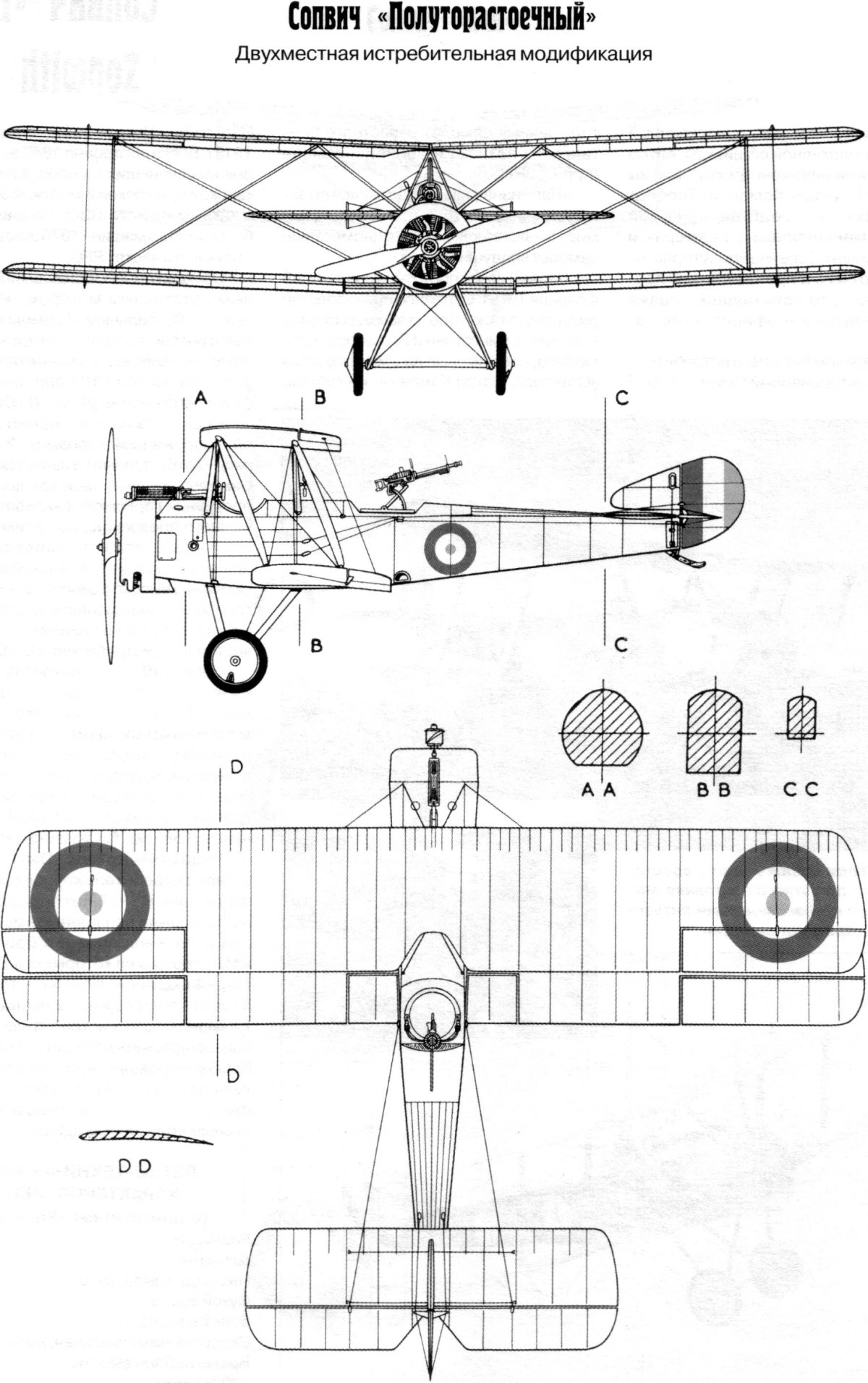 Самолет Сопвич 1 мировая