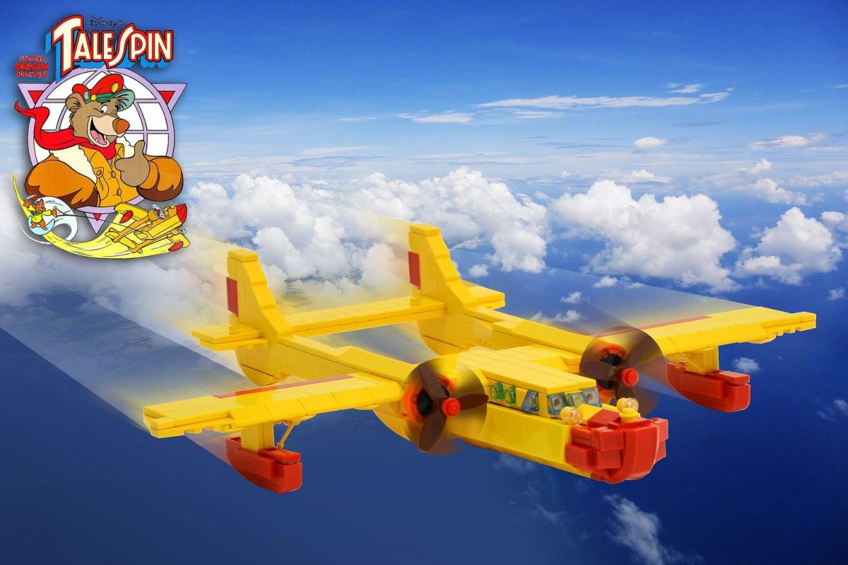 Лего гидросамолет