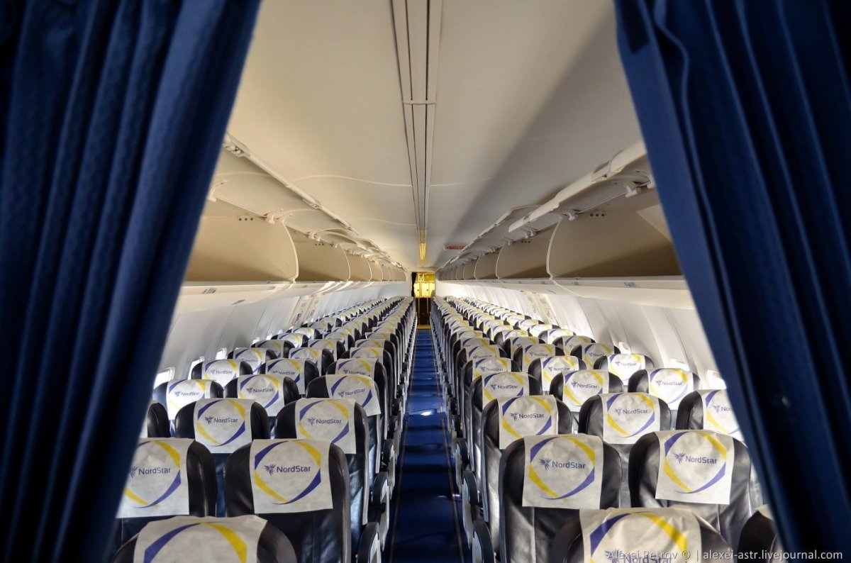 NORDSTAR самолеты внутри