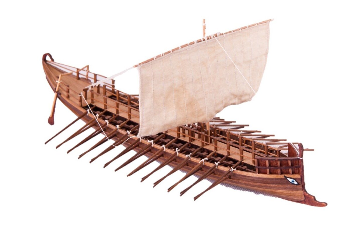 Модель корабля Greek Bireme масштаб 1:35
