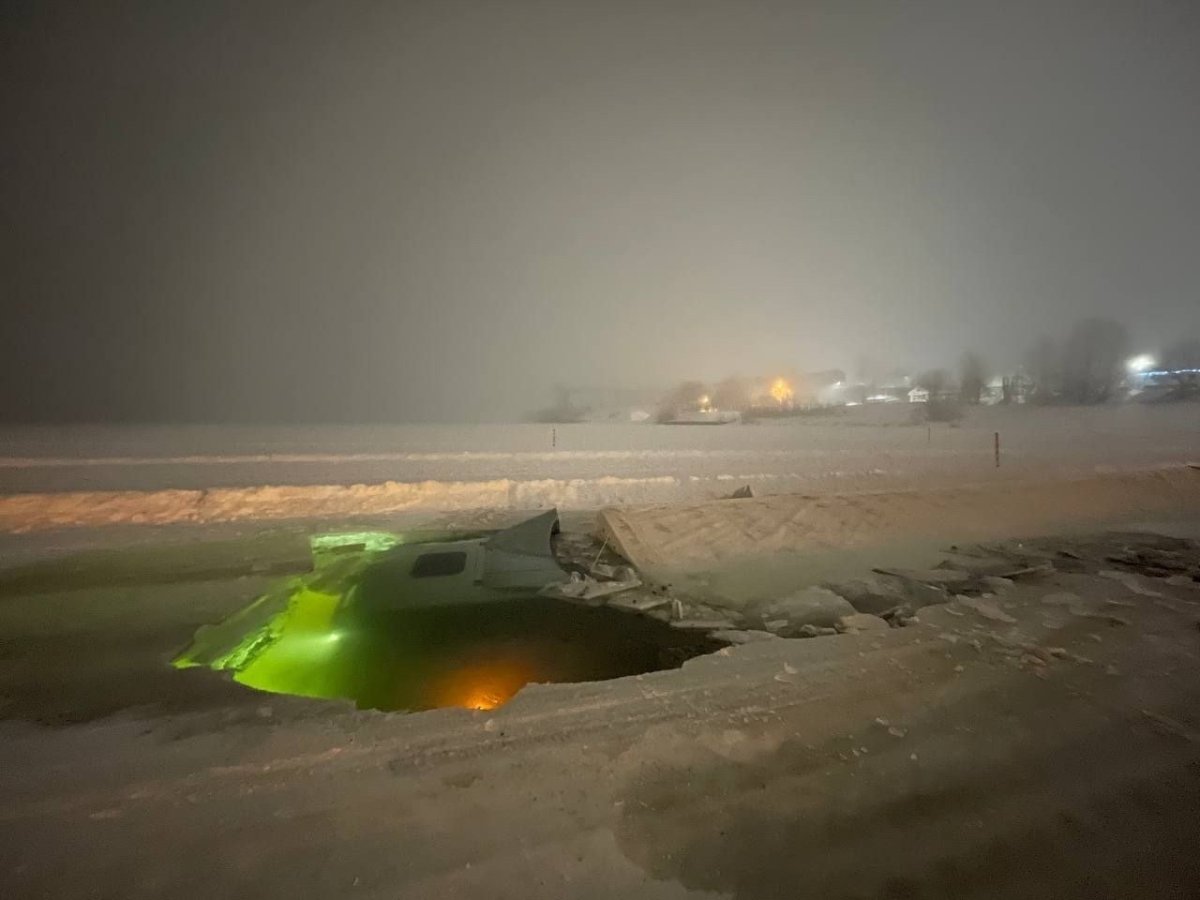 Фура утонула в Башкирии