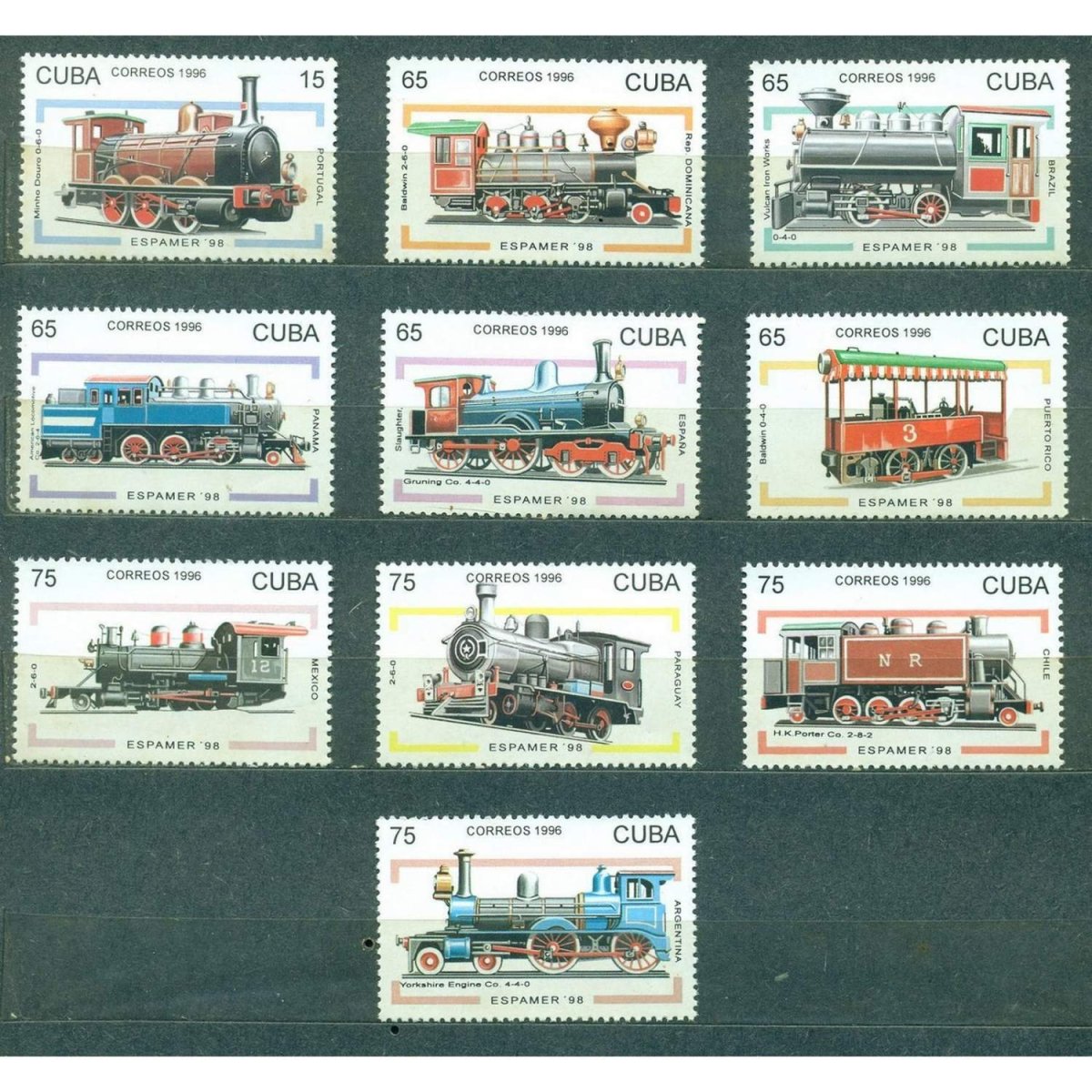 Марки поезда